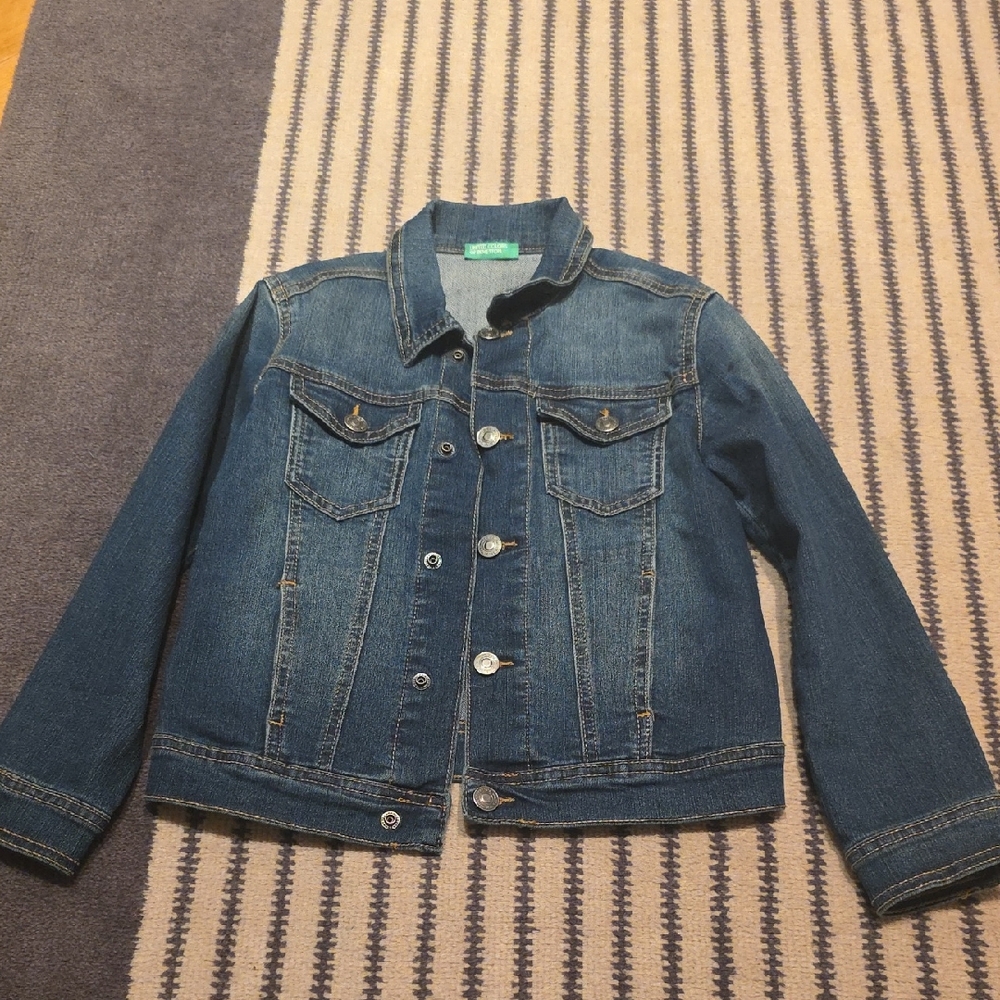Benetton Kids Denim Jacket, New, Size M(7/8)
